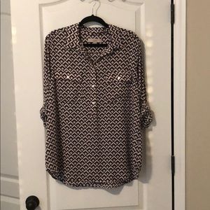 LOFT Utility Blouse XL